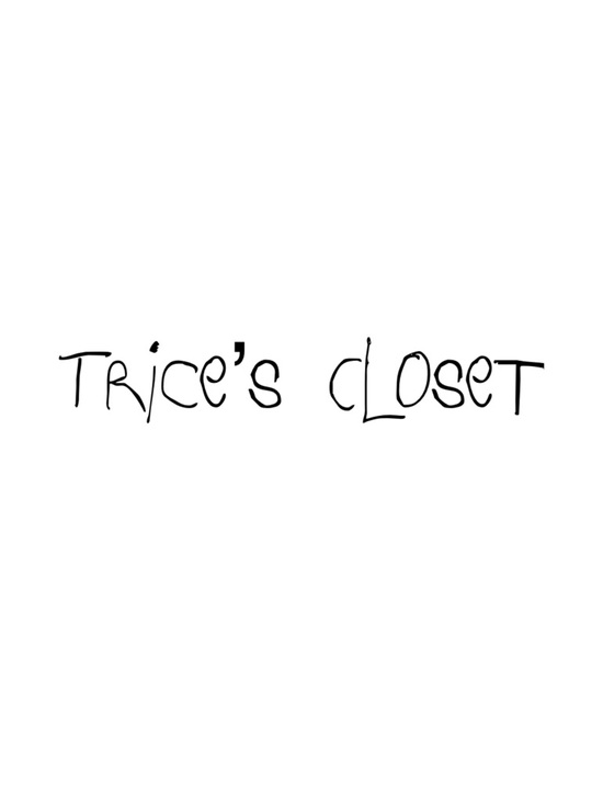 Jackets & Blazers - Trice's Closet Logo Graphic - Black on White